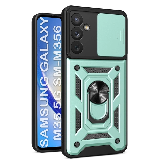 Чохол до мобільного телефона BeCover Military Samsung Galaxy M35 5G SM-M356 Dark Green (711543) - зображення 1