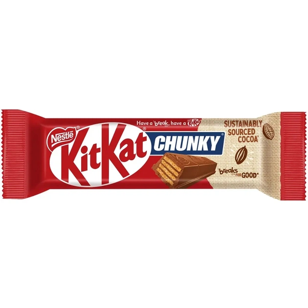 Батончик KitKat вафельний у молочному шоколаді 40 г (17577) - зображення 1