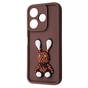 Чохол-накладка Pretty Things Case для Xiaomi Redmi 13 4G/Poco M6 4G/Note 13R Brown/Rabbit - зменшене зображення 1