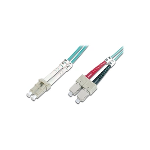 Оптичний патчкорд Digitus LC/UPC-SC/UPC, 50/125, OM3, duplex, 5m (DK-2532-05/3) зображення 1