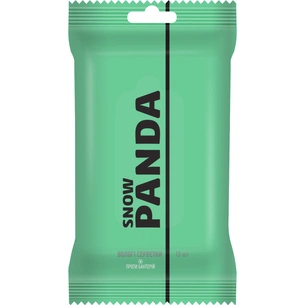 Вологі серветки Сніжна Панда Лайм з антимікробною дією 15 шт. (4823019008715) изображение 1