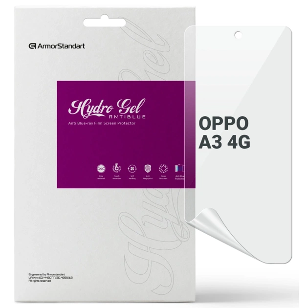 Плівка захисна Armorstandart hydrogel Anti-Blue OPPO A3 4G (ARM80898) - зображення 1