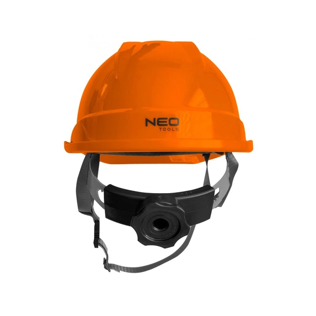 Каска защитная Neo Tools пластик ABS, пряжка для регулировки, оранжевая (97-225) - изображение 4