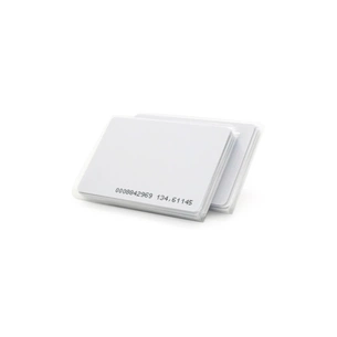 Безконтактна картка Voltronic 125кГц, TK4100, 1.6мм, для перезапису, біла, з прорізом, 20шт. (YT33343) зображення 1