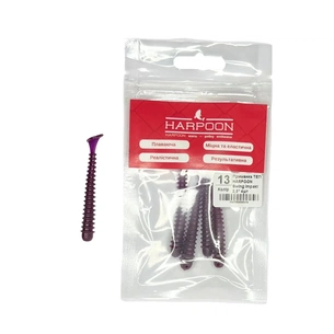 Силикон рыболовный Harpoon ТЕП Swing Impakt 2,5" 013 Фіолет 4шт (7407000009256) изображение 1