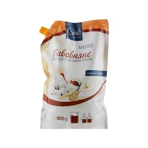 Рідке мило Shik Бавовняне дой-пак 900 г (4823107602900) зображення 1