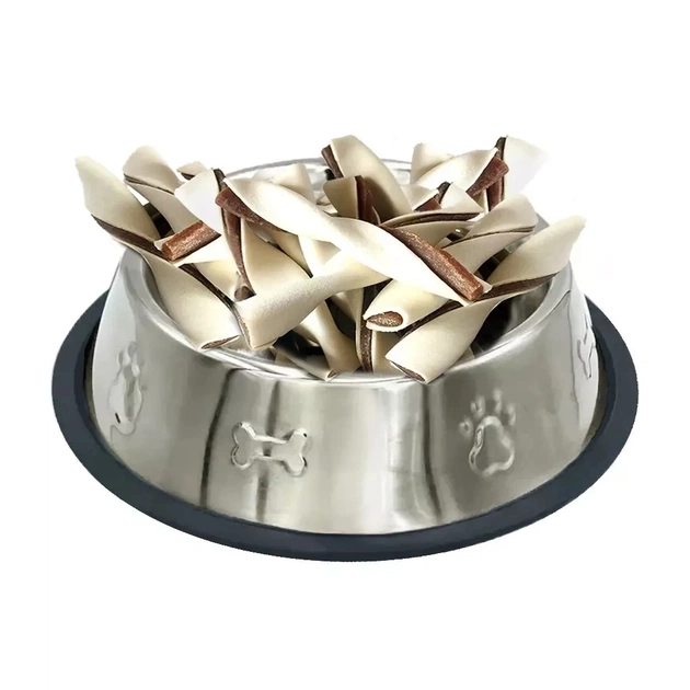 Ласощі для собак Lucky Star Сендвіч кручений з м'ясом курки середній 13.5 см 500 г (4820112457969) - picture 2