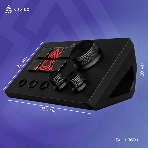 Контролер для стримінгу Ajazz AKP03E USB Black - picture 6