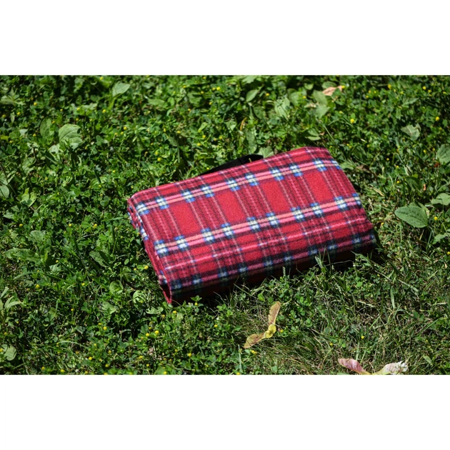 Плед Ardesto Picnic 130х170см, 100% полиэстер, клетка красная (ART0916RC) - изображение 3