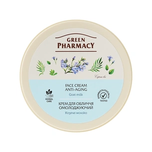 Крем для обличчя Green Pharmacy Козяче молоко Омолоджувальний 200 мл (4823015907685) зображення 1