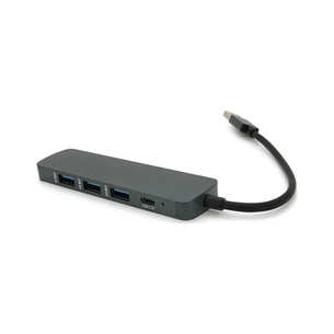 Концентратор Voltronic USB 3.0 to 4xUSB 0.2m aluminum (YT-3H4/2TB) зображення 1