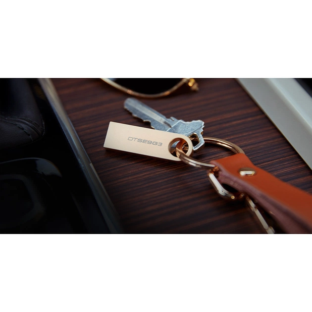 USB флеш накопитель Kingston 128GB DataTraveler SE9 G3 Gold USB 3.2 (DTSE9G3/128GB) - изображение 4