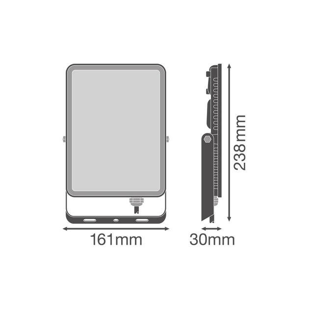 Прожектор LEDVANCE FL ESSENTIAL 50W 830 BK IP65 (4058075768116) - picture 8