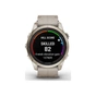 Смарт-годинник Garmin fenix 7S Pro Saph Solar, Sft Gld SS w/ Lmestn Lthr, Excl, GPS (010-02776-30) - зменшене зображення 7