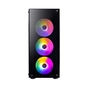 Корпус 1stPlayer V3-B-BK-4F1 Black без БЖ - зменшене зображення 2