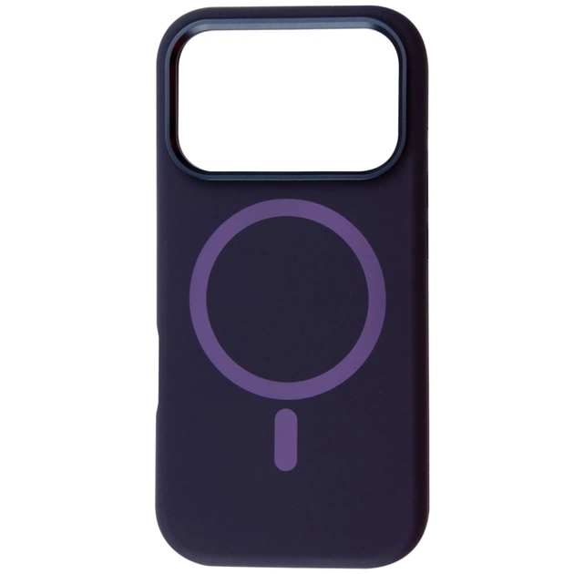 Чохол до мобільного телефона BeCover FIBRA Silicone OmniMag Apple iPhone 17 Pro Dark Purple (716215) - зображення 1