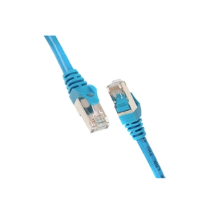 Патч-корд 1м S/FTP Cat 6 CU PVC 26AWG 7/0.16 blue 2E (2E-PC6SFTPCOP-100BL) зображення 1