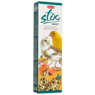 Ласощі для птахів Padovan Stix Sweet для канарок 80 г (8001254001982) зображення 1