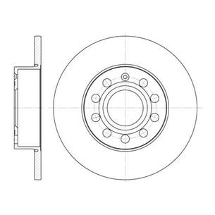 Гальмівний диск REMSA 6650.00 зображення 1