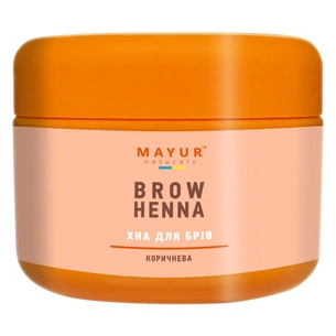 Хна Mayur для брів Коричнева 10 г (4820189560395) изображение 1