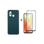 Чохол до мобільного телефона Dengos Kit for Xiaomi Redmi 12C case + glass (Green) (DG-KM-53) - зменшене зображення 1