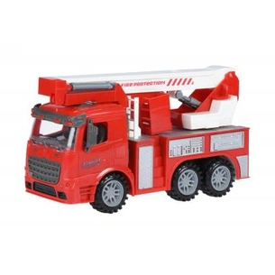 Спецтехніка Same Toy инерционная Truck Пожарная машина с подъемным краном (98-617Ut) зображення 1