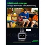 Зарядний пристрій Ugreen 1xUSB + 2xUSB-C 65W GaN CD361 gray (25685B) - уменьшенное изображение 10