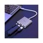 Концентратор HOCO USB-C to USB3.0+HDMI+PD HB14 Silver (6931474725790) - зменшене зображення 8