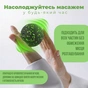 Масажний м'яч PowerPlay PP-4351 Epp Massage Ball (d10) Чорно/Зелений (PP-4351_Green_d10) - зменшене зображення 8