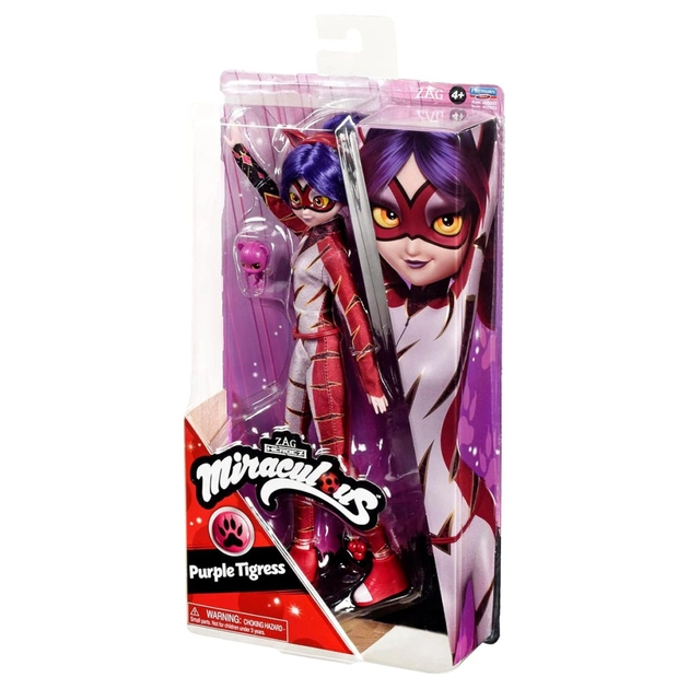 Кукла Miraculous Леди Баг и Супер-Кот - Пурпурная Тигрица (50023) - изображение 6
