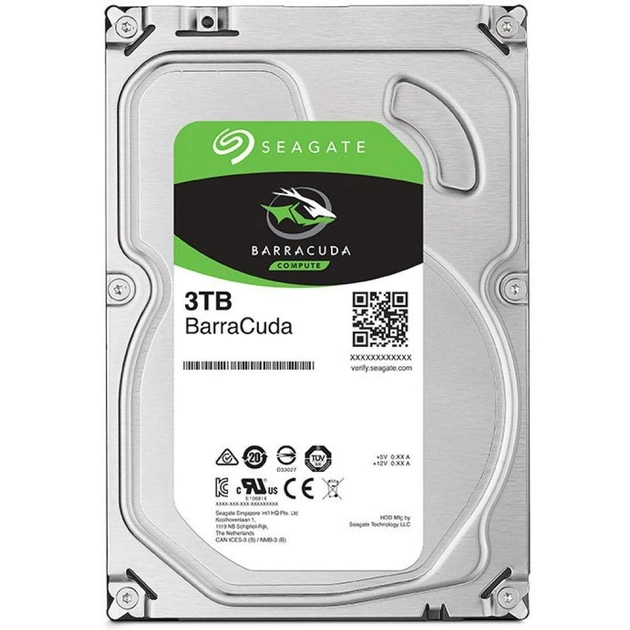 Жорсткий диск 3.5" 3TB Seagate (ST3000DM007) - изображение 1