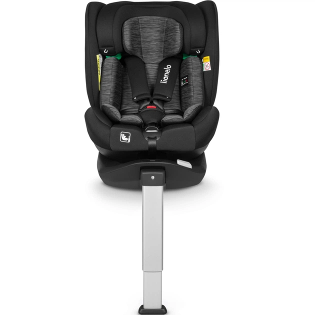 Автокрісло Lionelo Braam i-Size Black Carbon, чорно-сіре (LO-BRAAM I-SIZE BLACK CARBON) - зображення 3