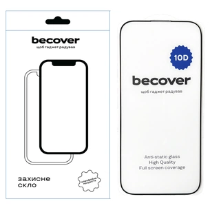 Скло захисне BeCover Apple iPhone 16 Pro 10D Black (712323) зображення 1