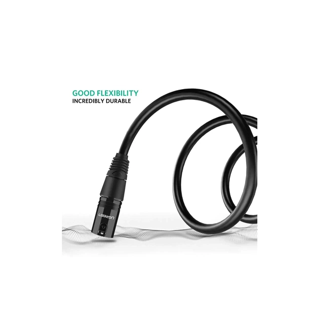 Кабель мультимедійний XLR M to XLR F 2.0m AV130 black Ugreen (20710) - picture 7