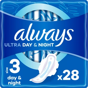 Гігієнічні прокладки Always Ultra Day&Night (Розмір 3) 28 шт. (4015400489764) зображення 1