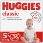Підгузки Huggies Classic 5 (11-25 кг) J-Pack 76 шт (2*38) (5029054236871) - зменшене зображення 1