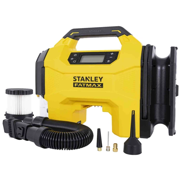 Автомобильный компрессор Stanley FATMAX 3в1, 20 В, 10 бар, вес 2.95 кг (без АКБ та ЗП) (SXVI02001) - изображение 5