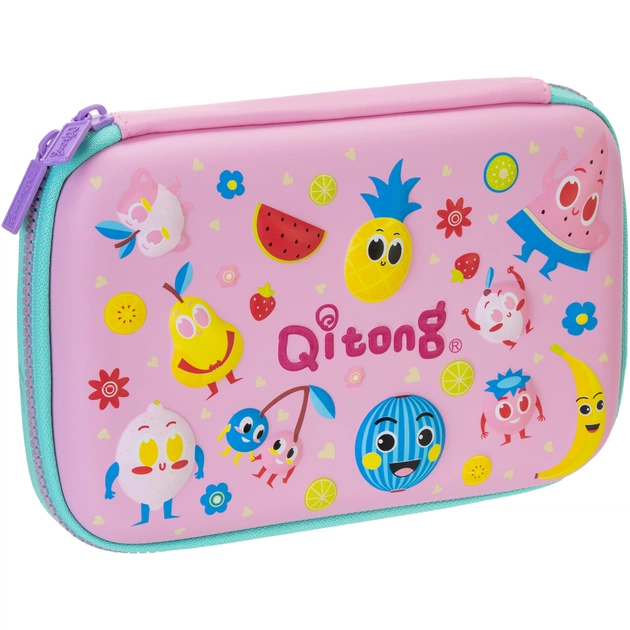 Пенал Cool For School 1 відділення з органайзером рожевий (QT-5675-Pink) - зображення 1