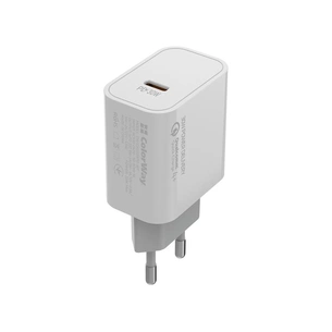 Зарядний пристрій ColorWay PD Port PPS USB Type-C (30W) white (CW-CHS038PD-WT) зображення 1