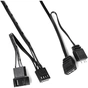 Кулер до корпусу Qube M55-1 Black - зменшене зображення 4