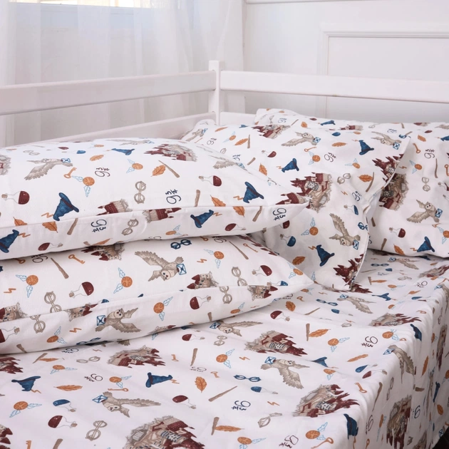 Постільна білизна MirSon 013 Harry Potter Фланель 143х210 Полуторний (2200009653582) - picture 9