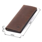 Гаманець Grande Pelle На магнітній кнопці Шоколадний (11314) - зменшене зображення 3