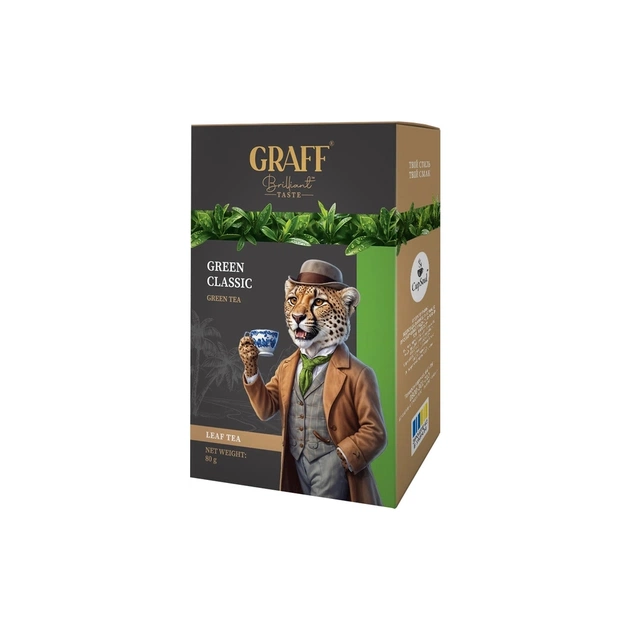 Чай Graff Green Classic листовой 80 г (gr.11921) - изображение 1