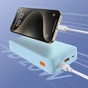 Батарея универсальная Baseus Airpow 20000mAh 20W PD/3.0, QC/3.0, blue (P10022804313-00) - уменьшенное изображение 8