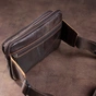 Сумка Vintage На пояс Коричнева (14727) - зменшене зображення 4