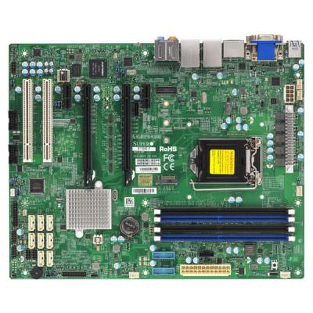 Серверна материнська плата Supermicro X11SAE-F-O - зображення 1