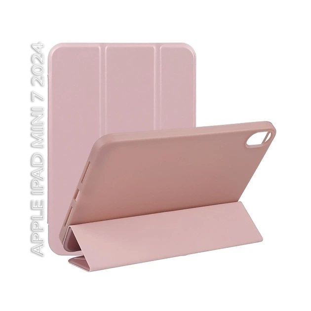 Чехол для планшета BeCover Tri Fold Soft TPU BeCover Apple iPad Mini 7 2024 Pink (712448) - изображение 1