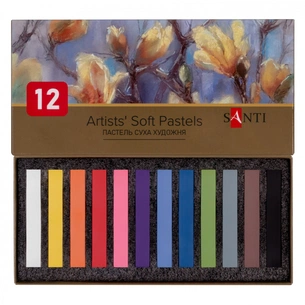 Пастель Santi суха 12 кольорів (353693) изображение 1