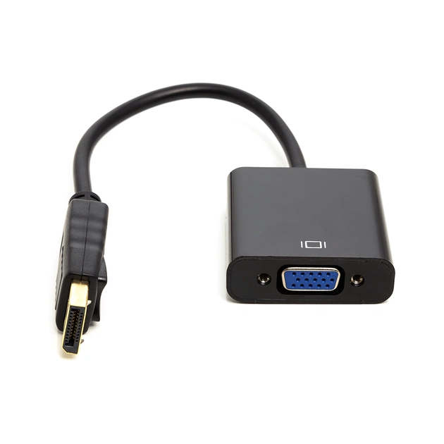 Переходник DisplayPort (M) to VGA (F), 0.15m PowerPlant (CA911875) - изображение 1