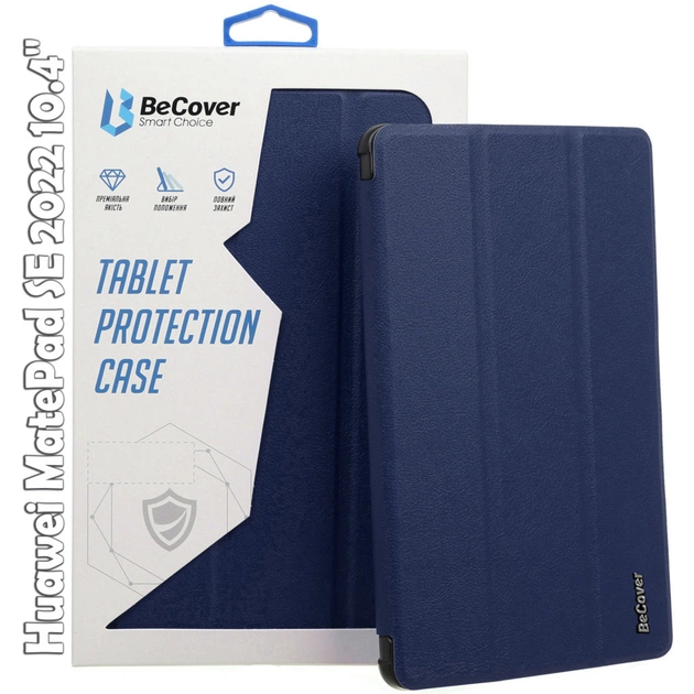 Чохол до планшета BeCover Smart Case Huawei MatePad SE 2022 10.4" Deep Blue (709208) - зображення 1